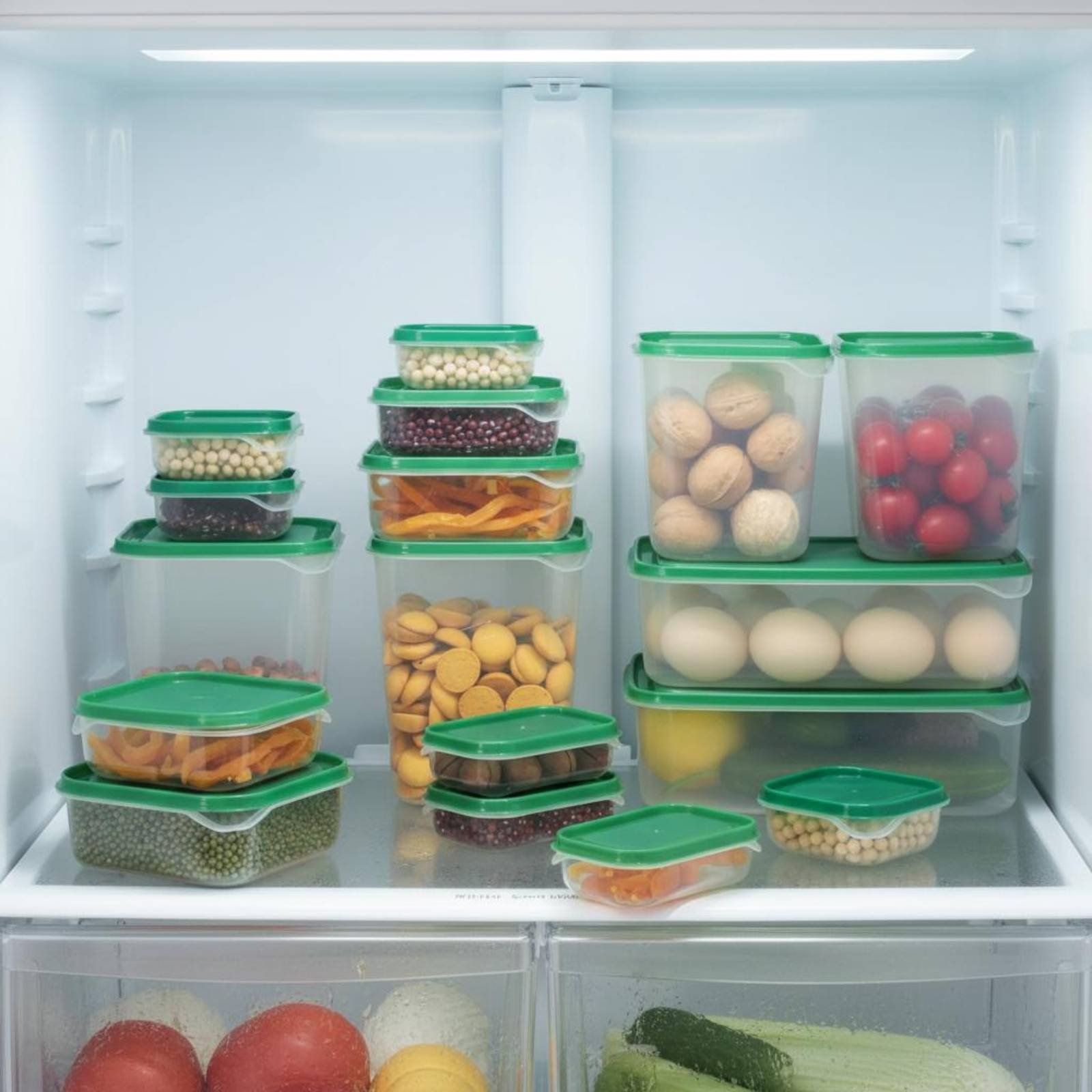 Food Storage Box - مجموعة من 17 قطعة لتخزين الطعام