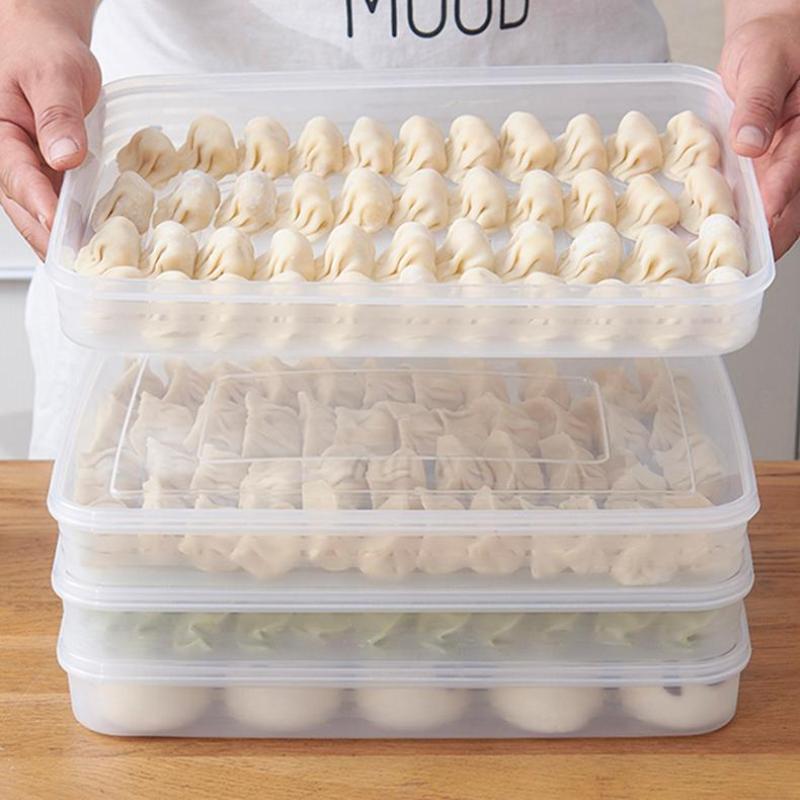 Food Storage Drawer Organizer - صندوق تخزين شفاف للمطبخ، منظم للثلاجة،