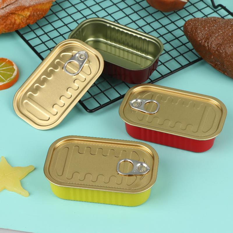 Food Storage Box - علبتان فارغتان من الصفيح الصغير لحفظ