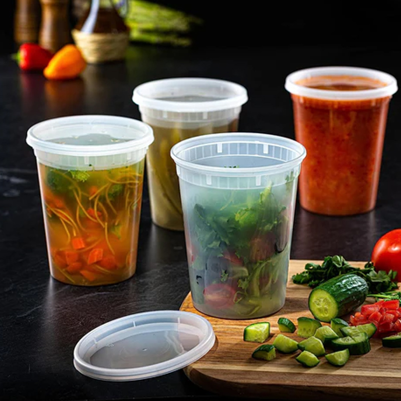 Food Storage Warehouse - حاويات تخزين الطعام مع أغطية ،