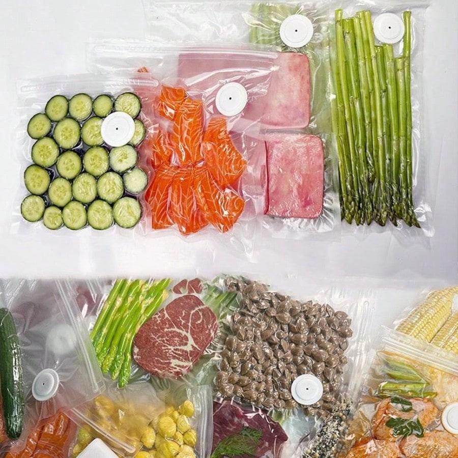 30 قطعة من أكياس التفريغ القاب - مراجعة Food Storage Vacuum Bags وسعره