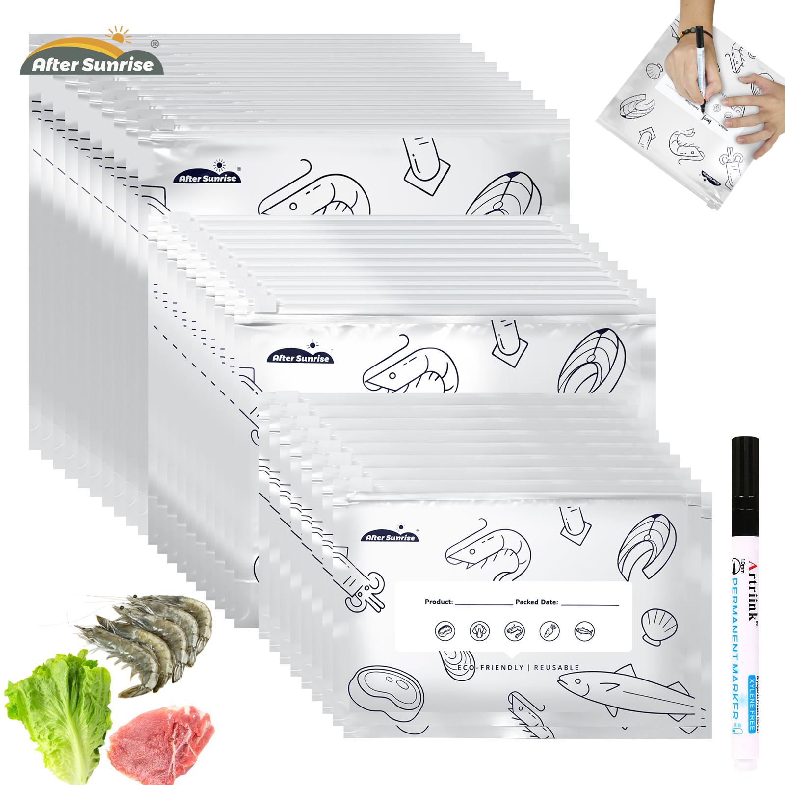 【الأطعمة المبردة】أكياس تخزين ق - مراجعة Food Storage Vacuum Bags وسعره