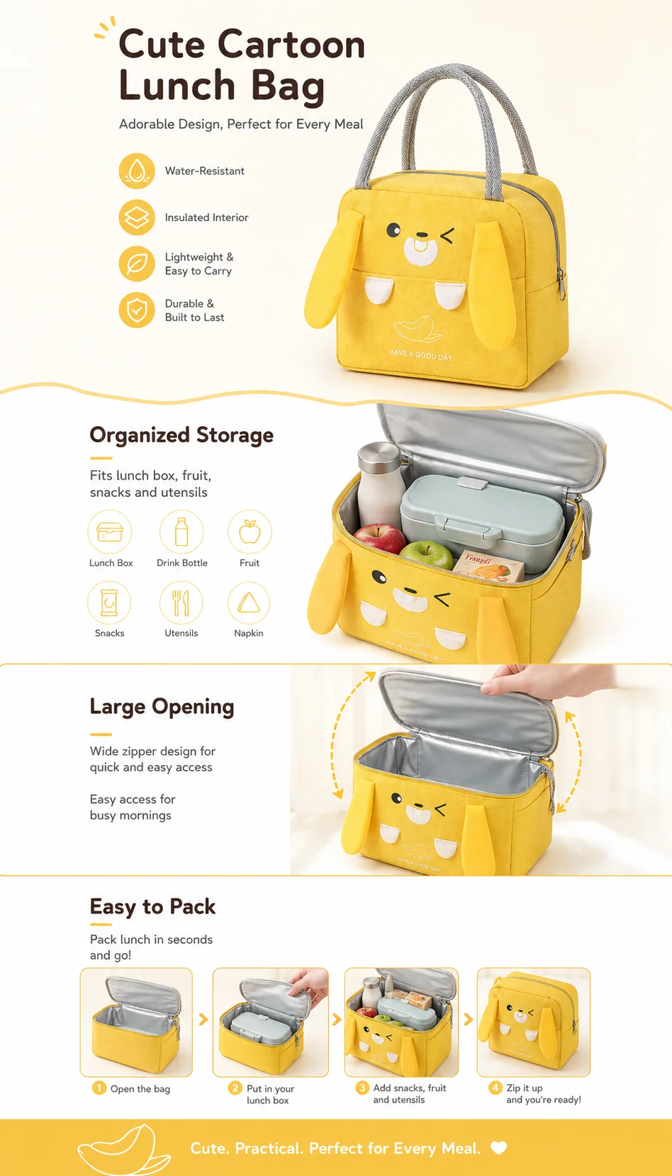 حقيبة تبريد حرارية محمولة بتصم - مراجعة Food Storage In Cooler وسعره