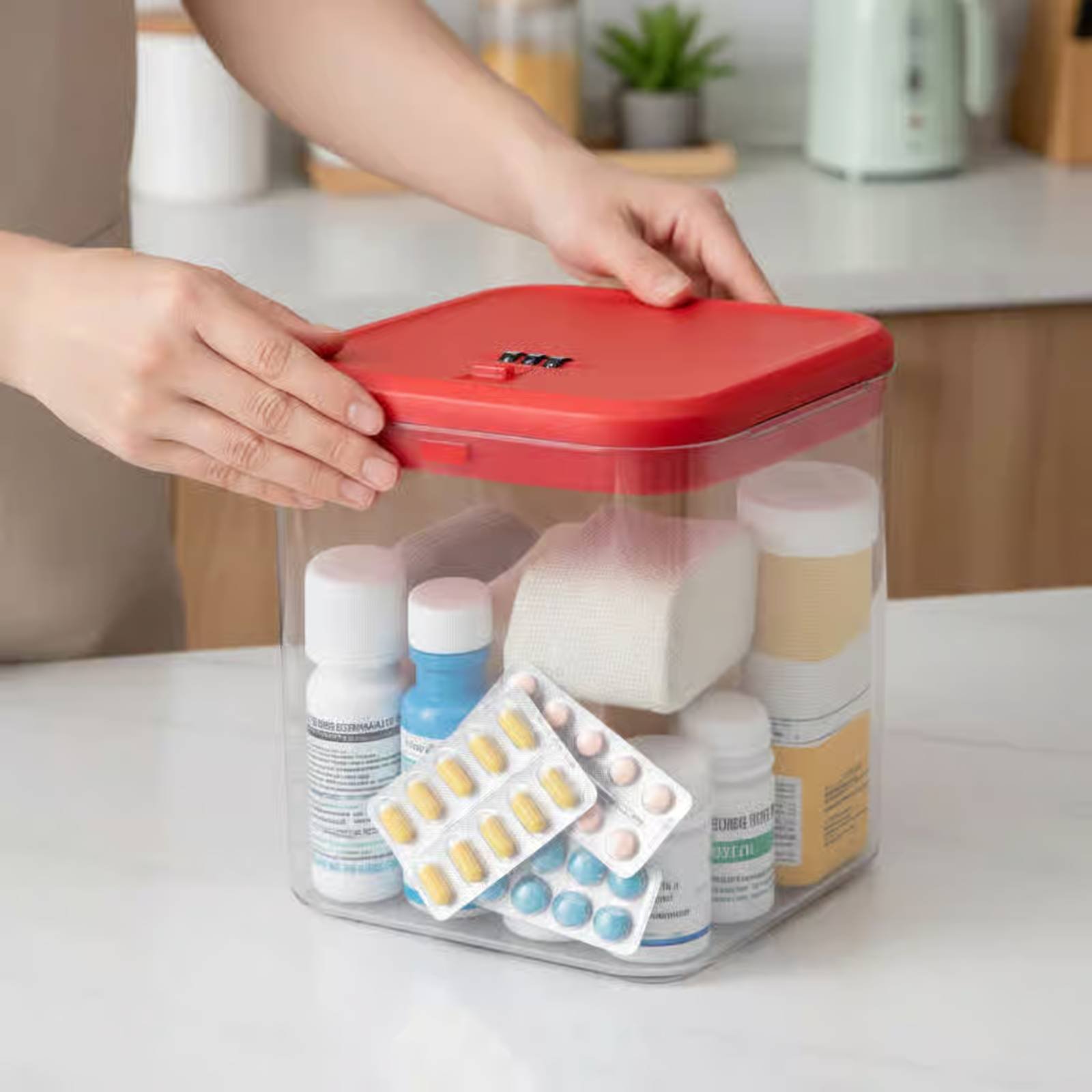 صندوق تخزين شفاف قابل للقفل مت - مراجعة Food Storage In The Kitchen وسعره