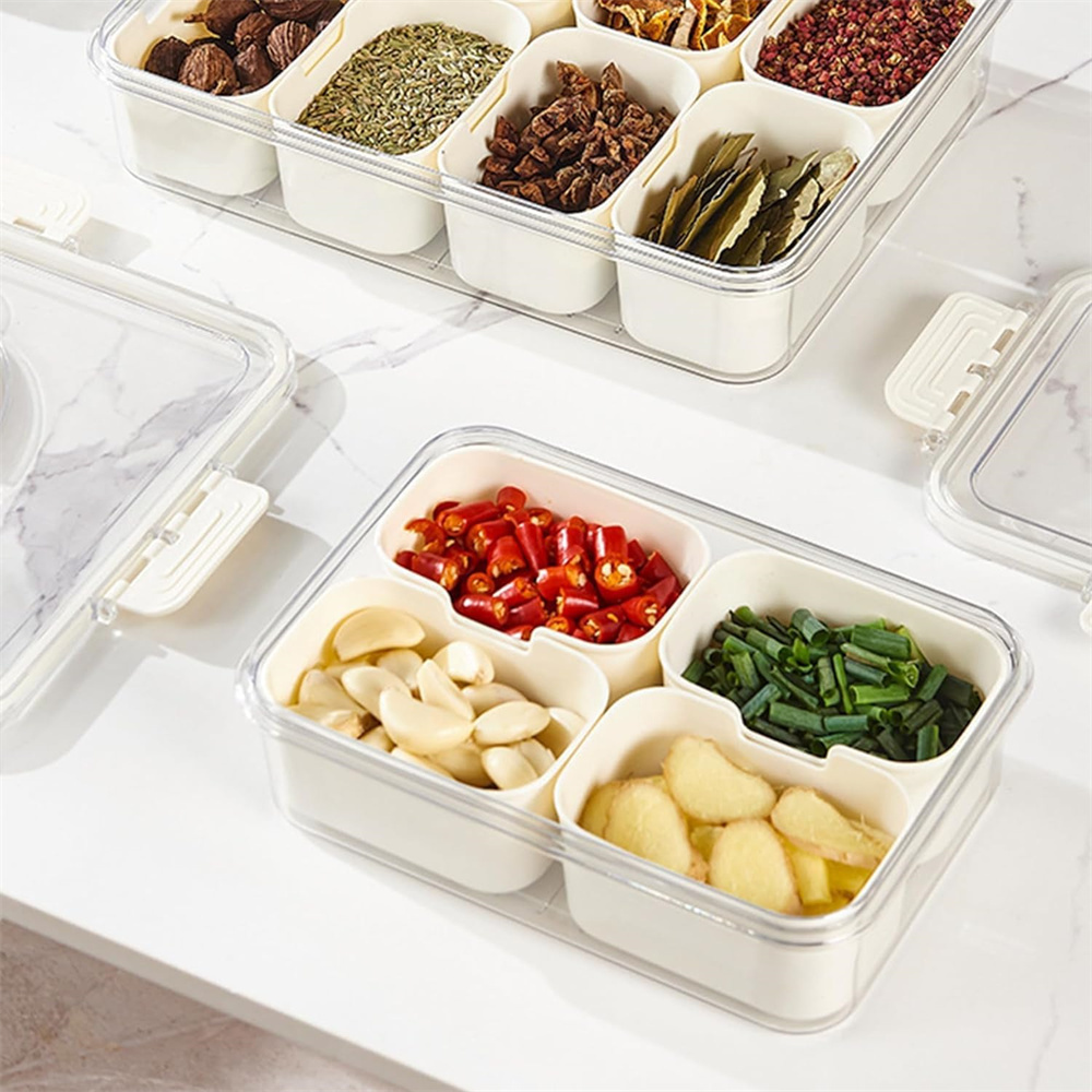 صندوق تخزين طعام محمول، صندوق  - مراجعة Food Storage Drawer Organizer وسعره