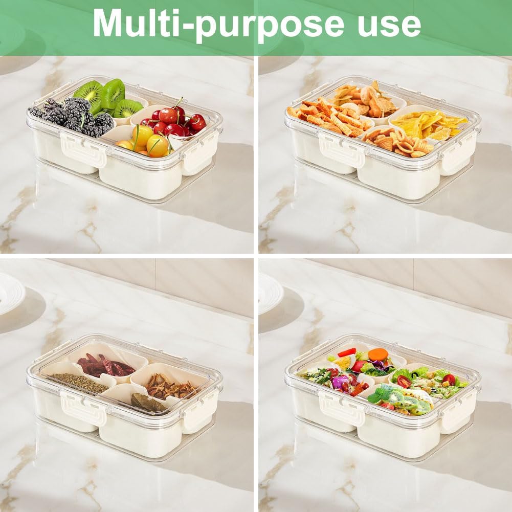 صندوق تخزين طعام محمول، صندوق  - مراجعة Food Storage Drawer Organizer وسعره