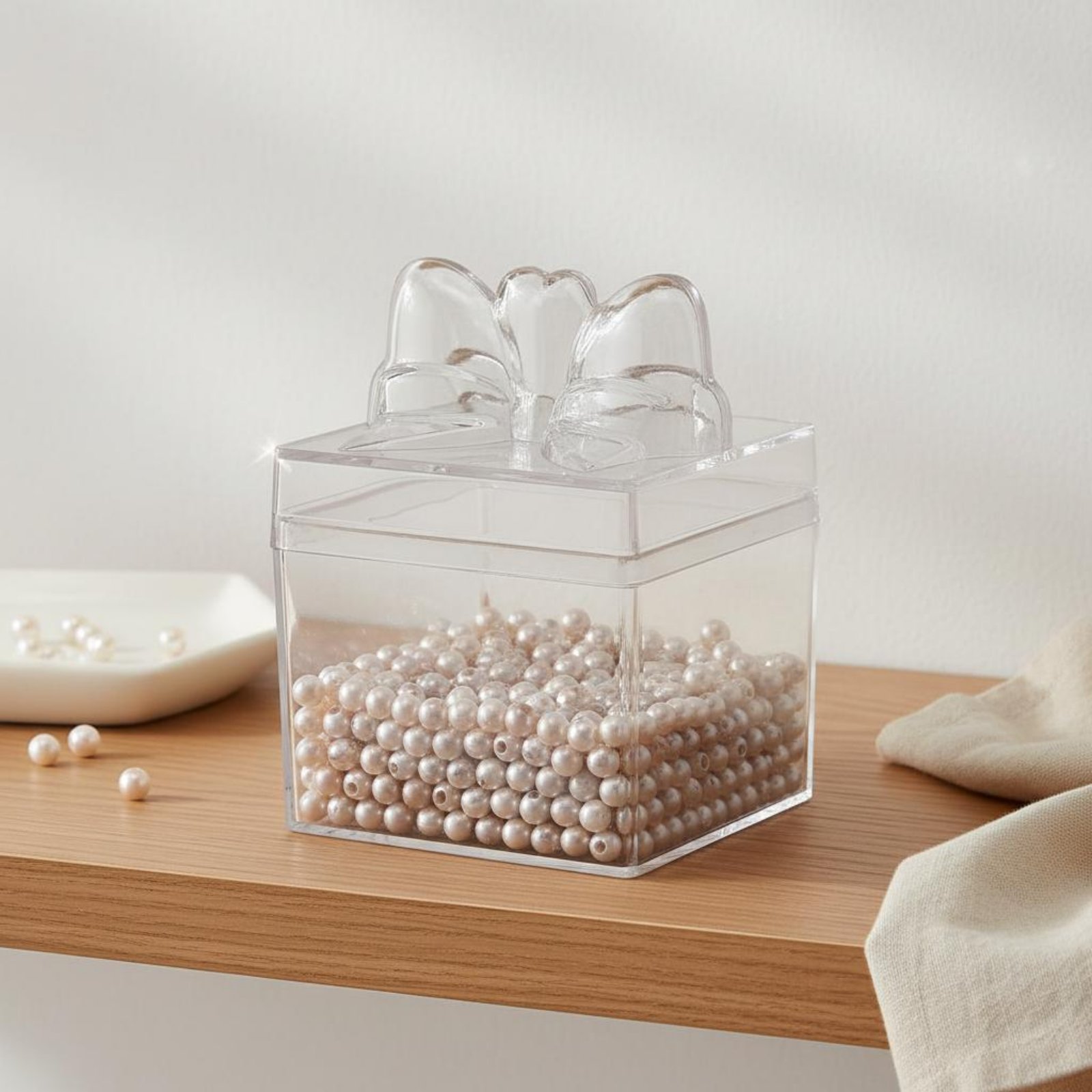 صندوق حلوى بلاستيكي شفاف مع شر - مراجعة Food Storage Box وسعره
