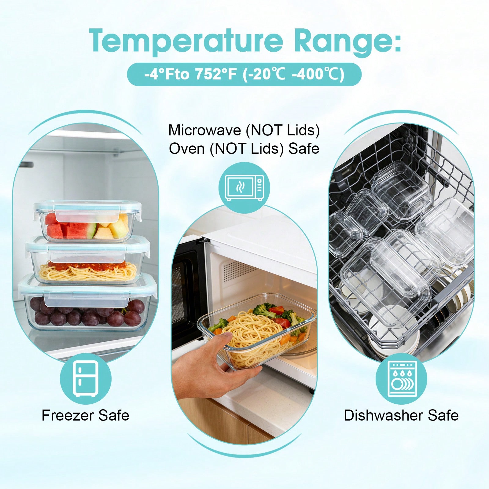 16 علبة تخزين طعام زجاجية محكم - مراجعة Food Storage Glass Box وسعره