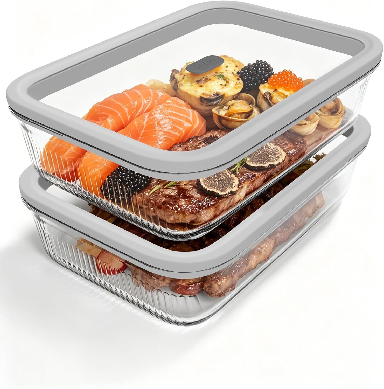 عبوتان من حاويات تخزين الطعام  - مراجعة Food Storage Glass Box وسعره