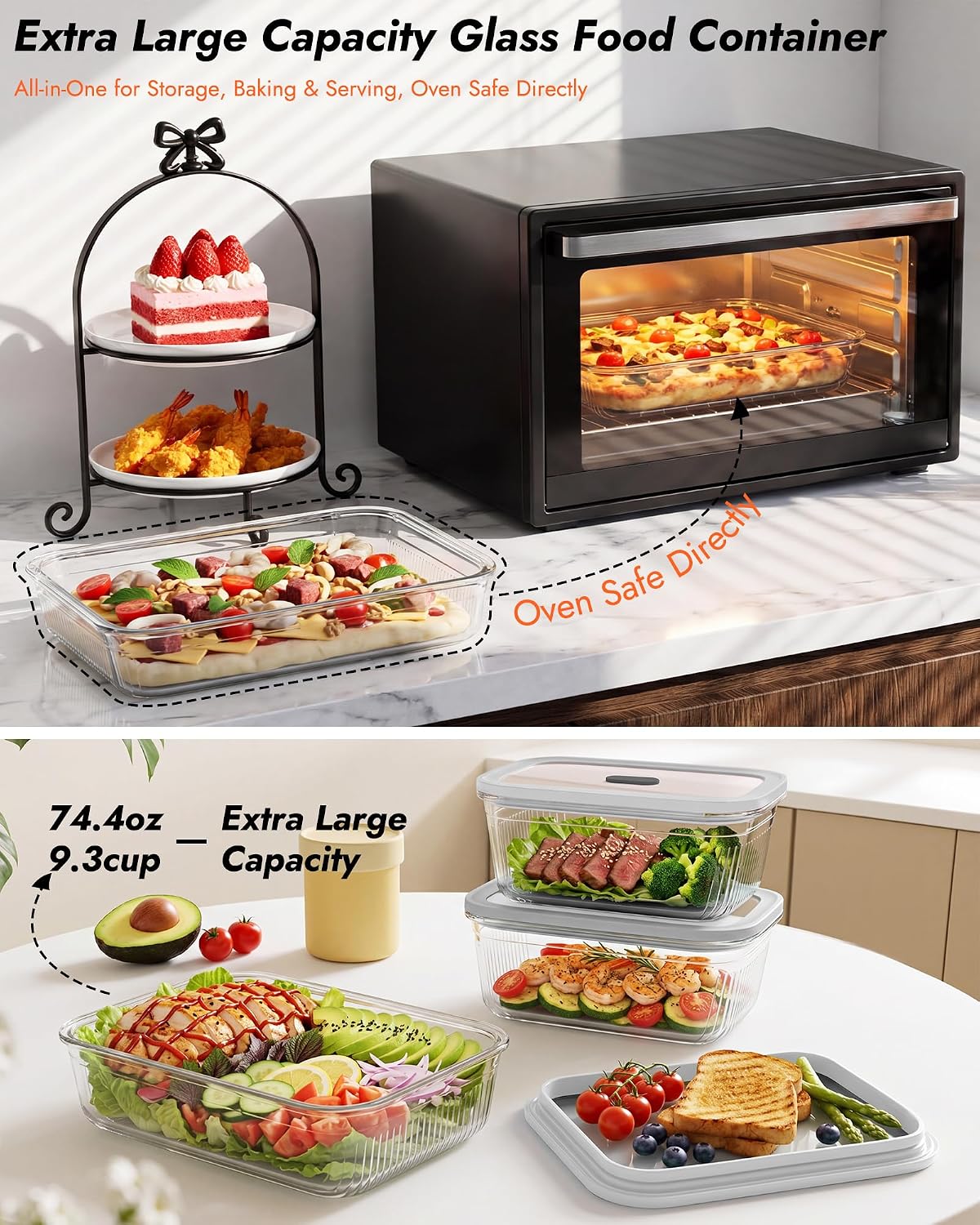 عبوتان من حاويات تخزين الطعام  - مراجعة Food Storage Glass Box وسعره
