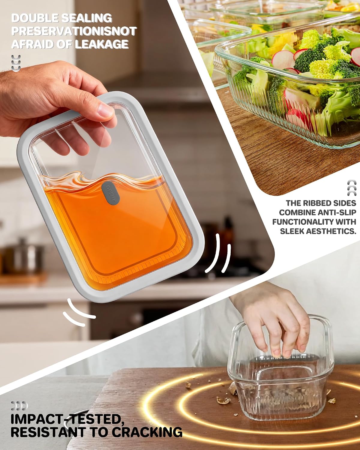 عبوتان من حاويات تخزين الطعام  - مراجعة Food Storage Glass Box وسعره