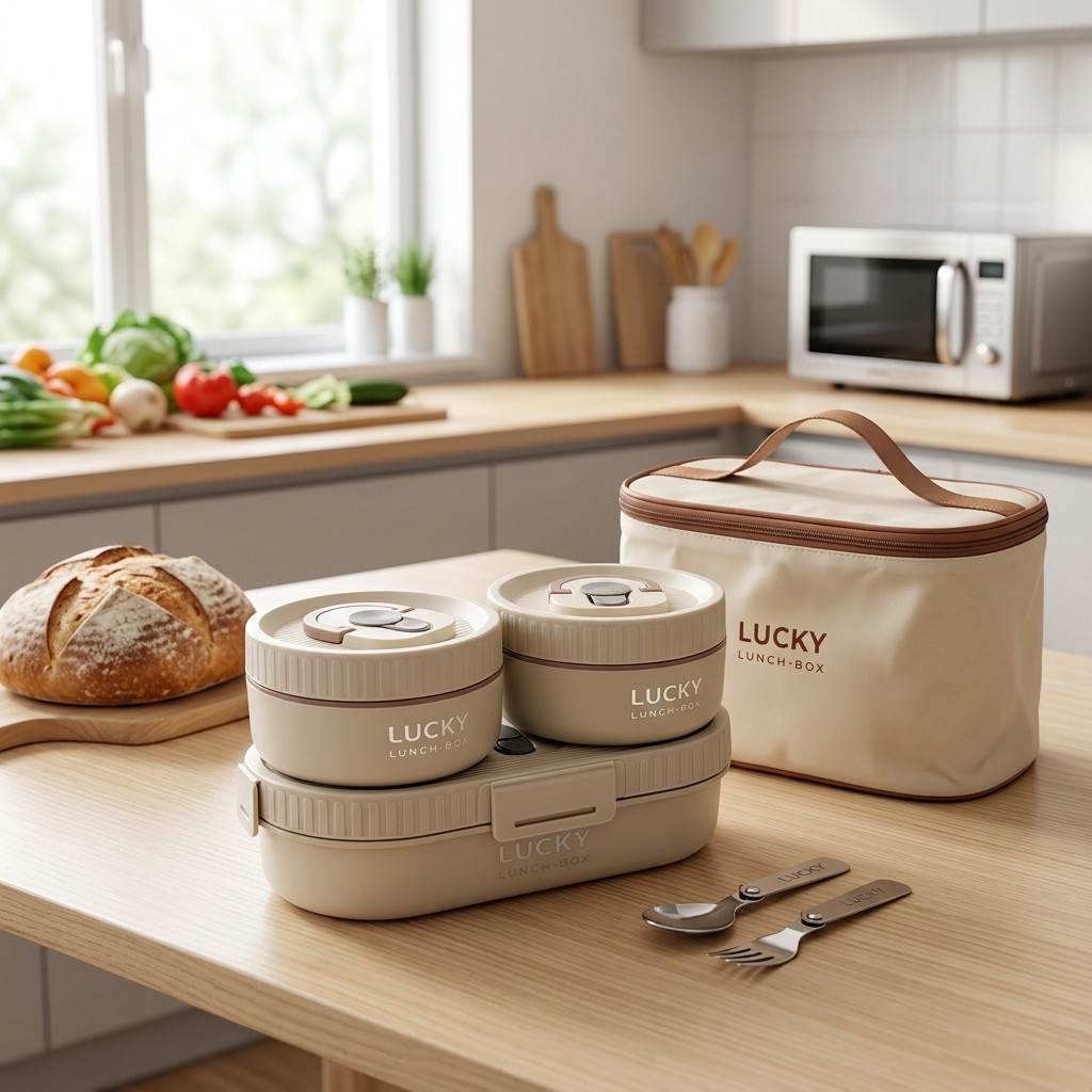 علبة طعام محمولة من الفولاذ ال - مراجعة Food Storage Jar Set وسعره