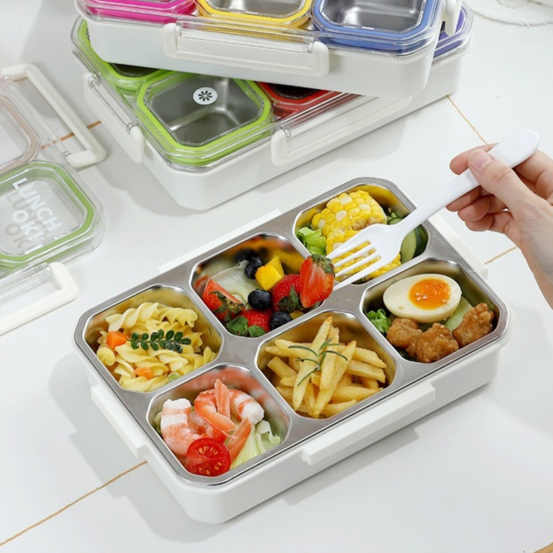 صندوق غداء من الفولاذ المقاوم  - مراجعة Food Storage Drawer Organizer وسعره