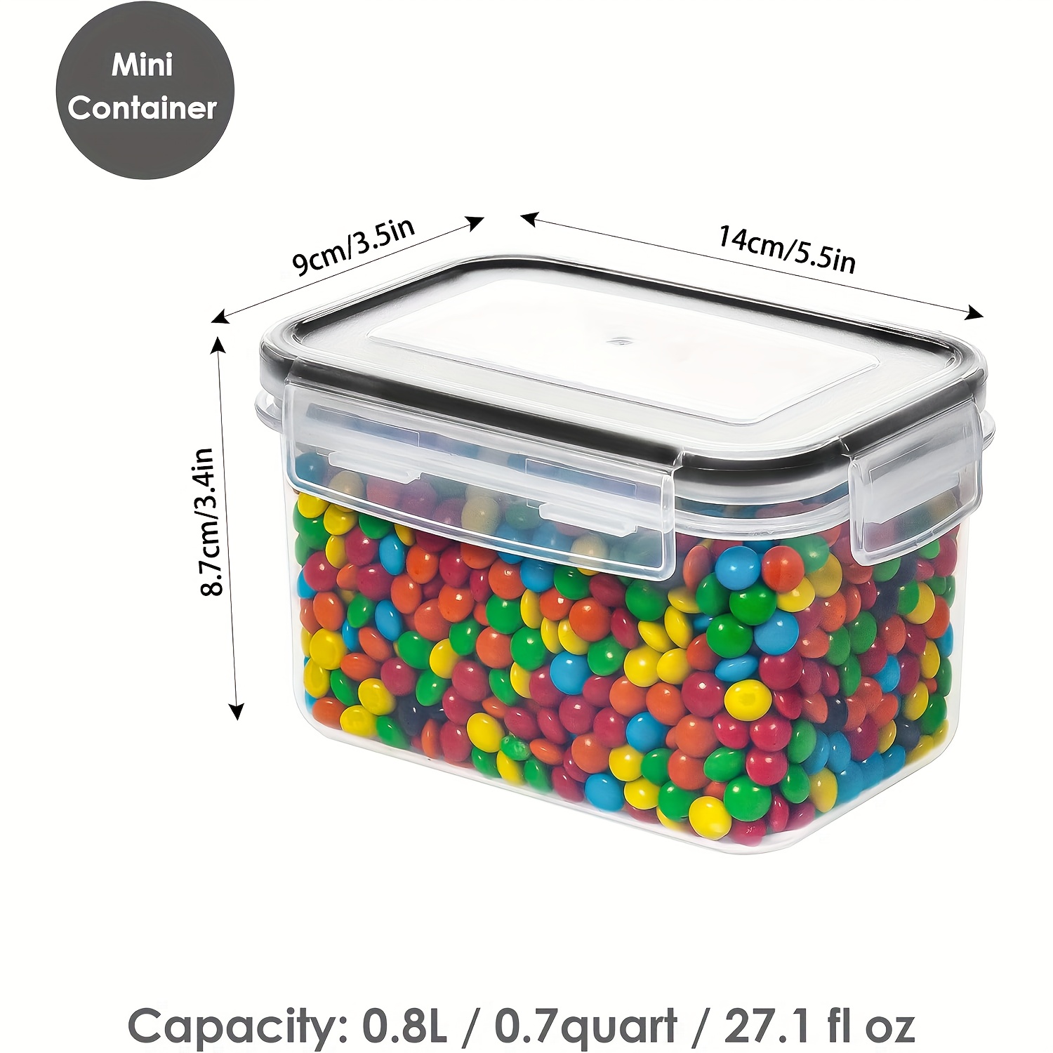 9 قطع من حاويات التخزين سعة 0. - مراجعة Food Storage Jar Set وسعره