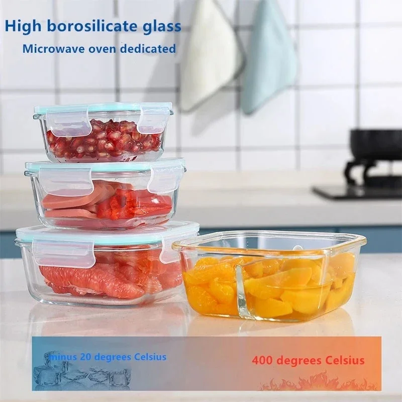 صندوق حفظ الطعام الزجاجي عالي  - مراجعة Food Storage Glass Box وسعره