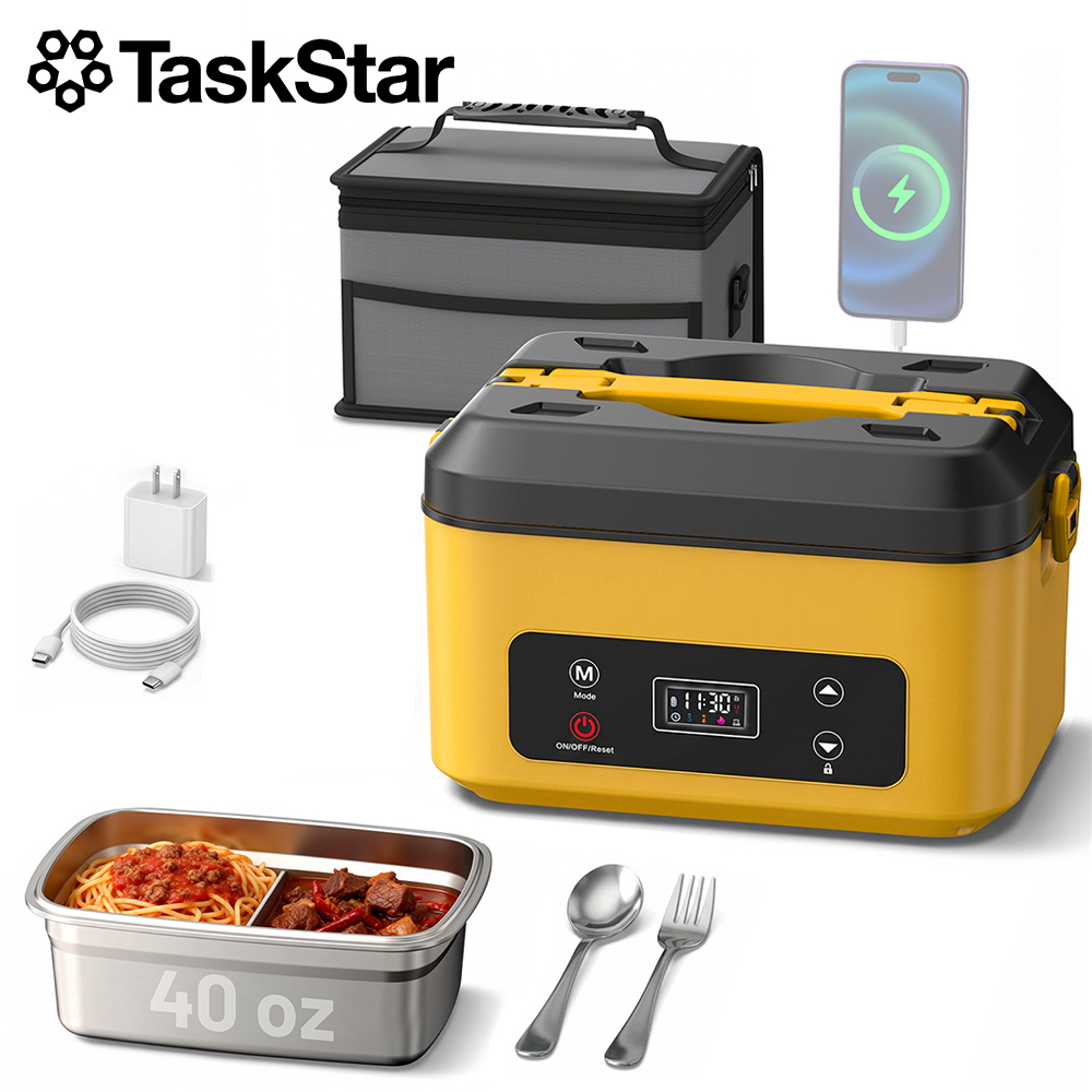 صندوق غداء محمول قابل للتسخين  - مراجعة Portable Food Warmer وسعره