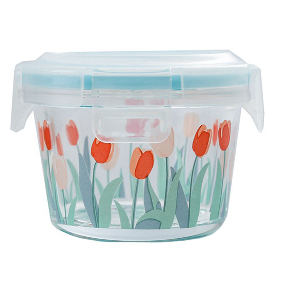 علبة تخزين طعام زجاجية شفافة س - مراجعة Food Storage Glass Box وسعره