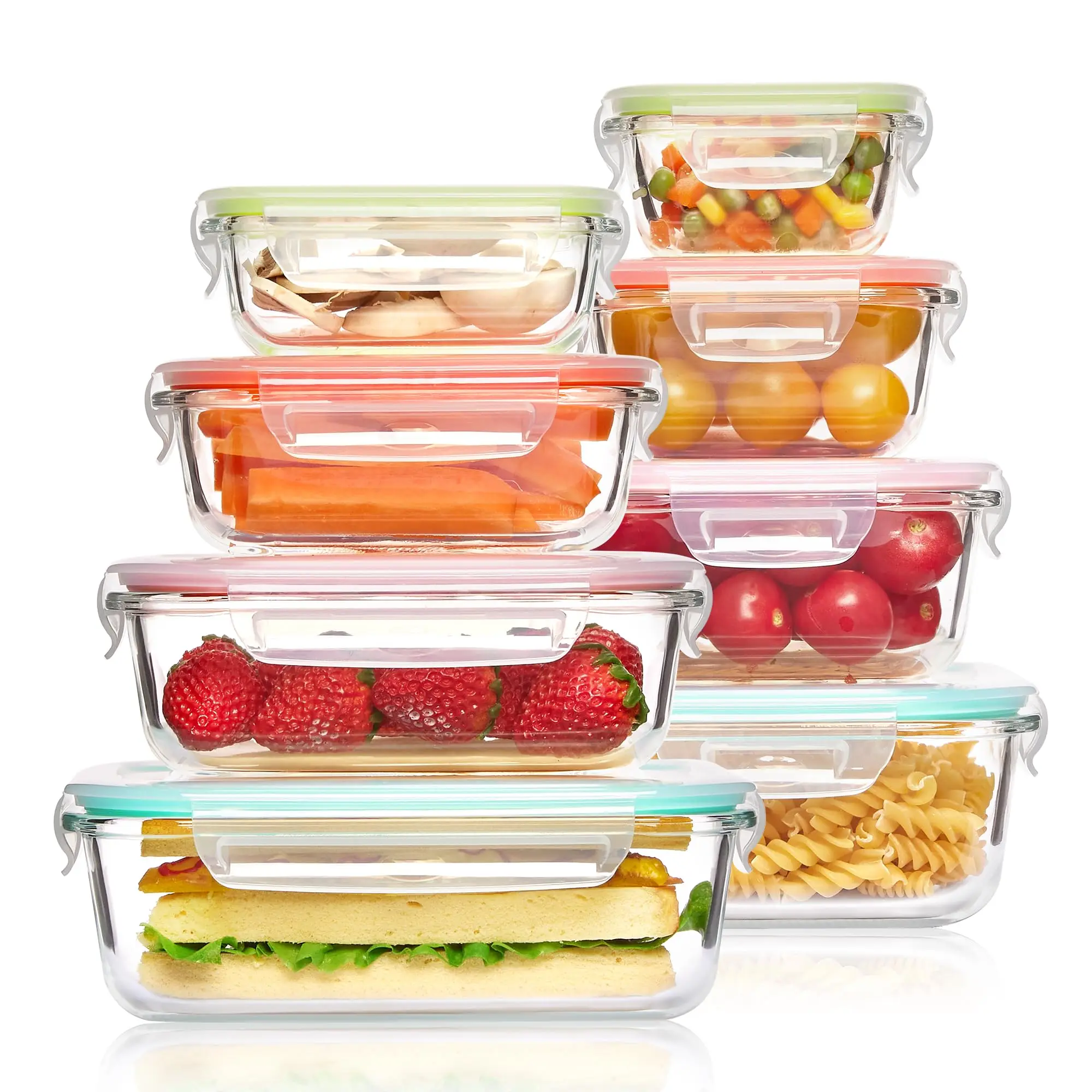 حاويات تخزين الطعام الزجاجية ل - مراجعة Food Storage Glass Box وسعره