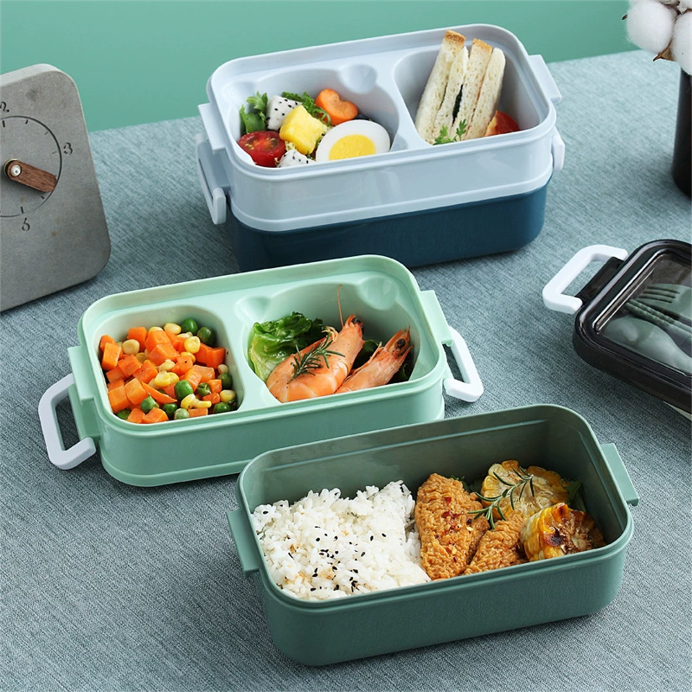 علبة غداء محمولة ذات طبقتين مع - مراجعة Food Storage Drawer Organizer وسعره