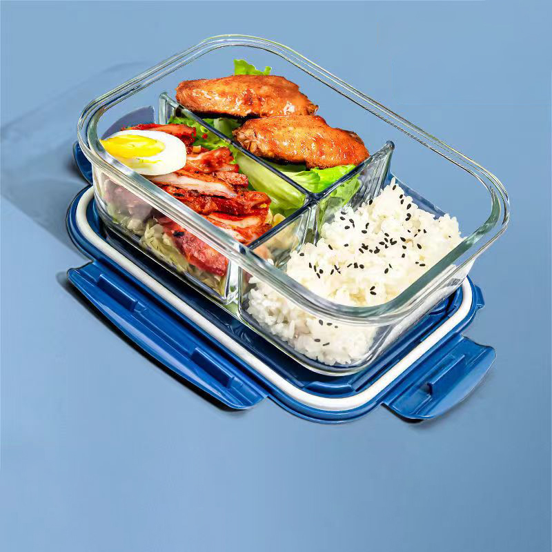 نمط جديد صندوق الغداء الزجاج 1 - مراجعة Food Storage Glass Box وسعره