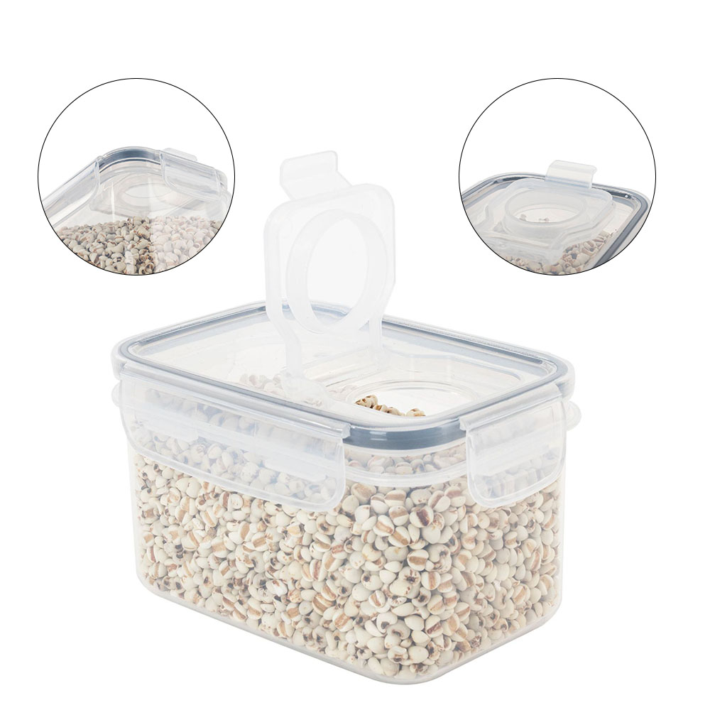 مختومة البلاستيك صندوق تخزين ا - مراجعة Food Storage Jar Set وسعره